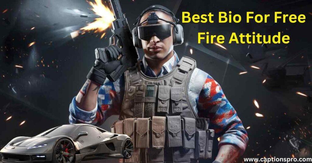 free fire bio attitude english