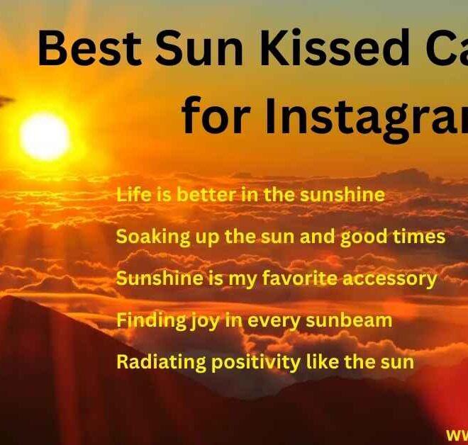 375+ Best Sun Kissed Captions for Instagram – Captions Pro