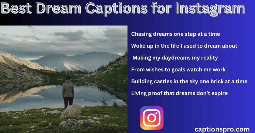 Best Dream Captions for Instagram