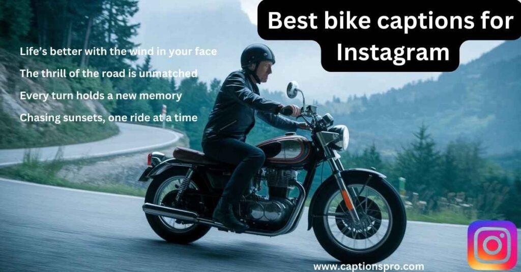 Best bike captions for Instagram