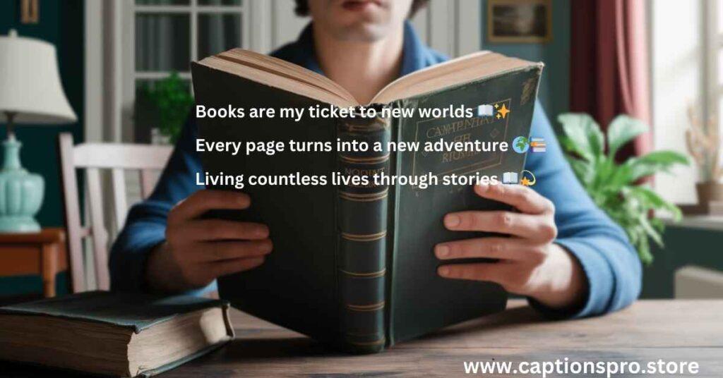 Best book captions for instagram