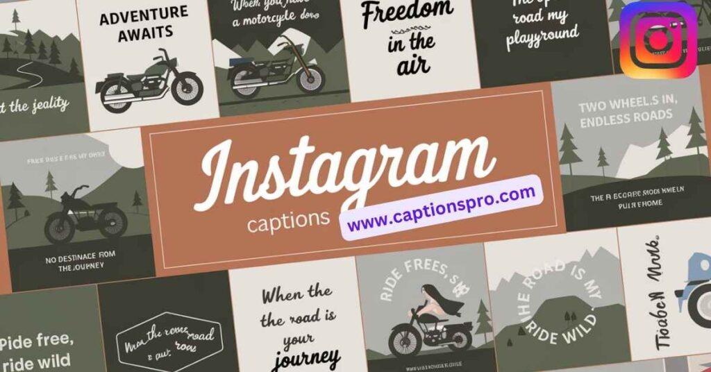 Savage bike captions for Instagram
