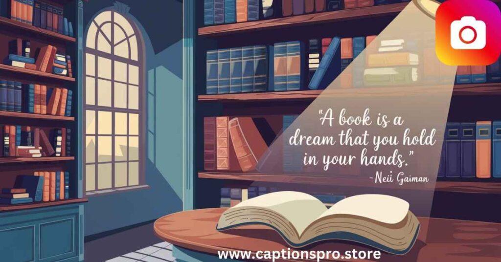 Unique Book Instagram Captions