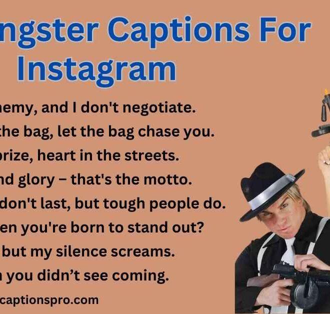 350+ Best Gangster Captions For Instagram 2025 – Captions Pro