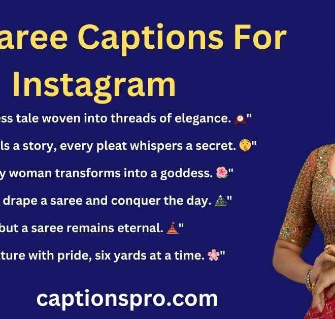 360+ Best Saree Captions For Instagram in 2025 – Captions Pro