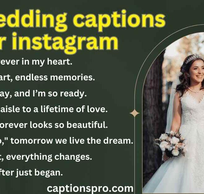 500+ Best Wedding Captions For Instagram 2025 – Captions Pro