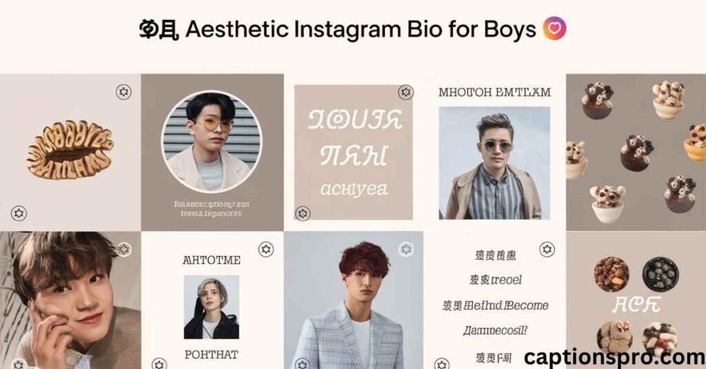 Aesthetic Instagram bio for boys