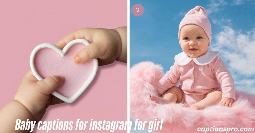 Baby captions for instagram for girl