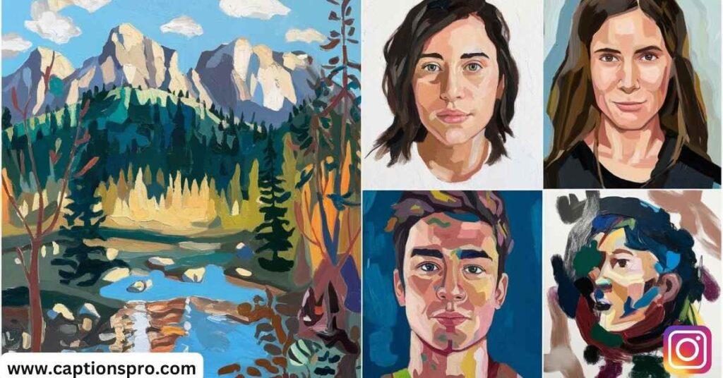 Bio for painting artist on Instagram