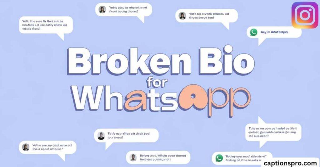 Broken bio for Whatsapp