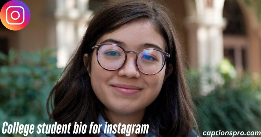 College student bio for instagram