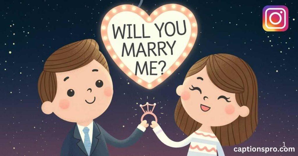 Cute engagement captions