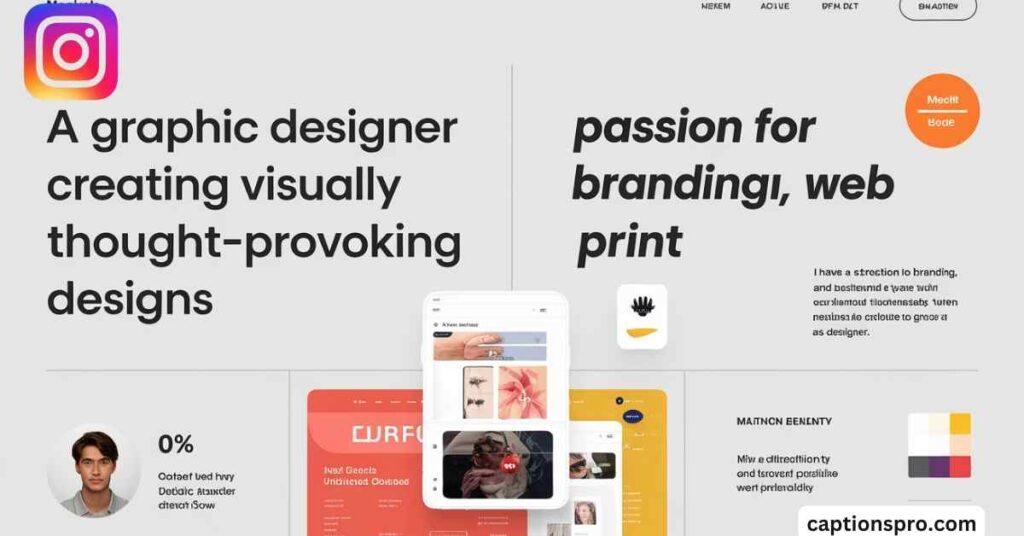 Graphic design bio Samples