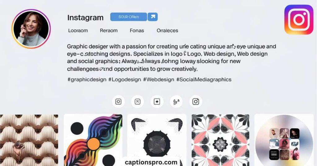 Graphic designer bio for instagram copy and paste