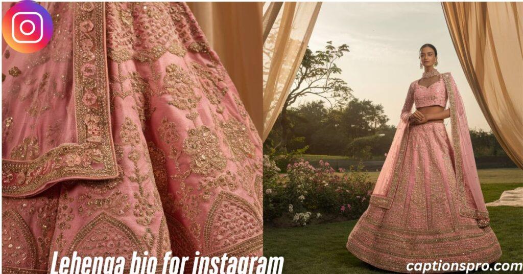 Lehenga bio for instagram