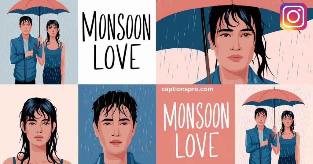 Monsoon Love Captions for Instagram