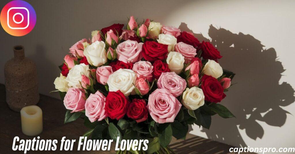 Romantic Flower Captions