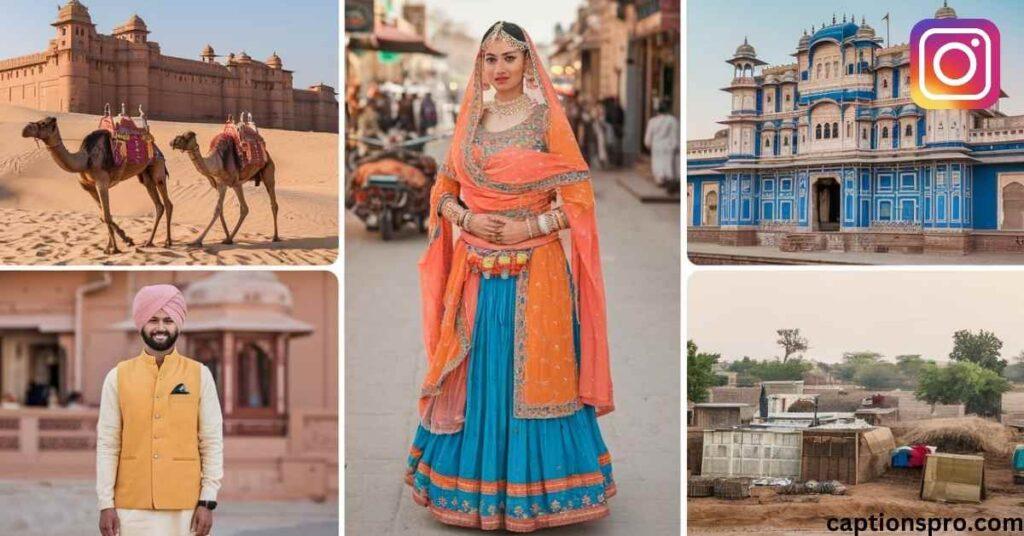 Short Rajasthan Captions for Instagram