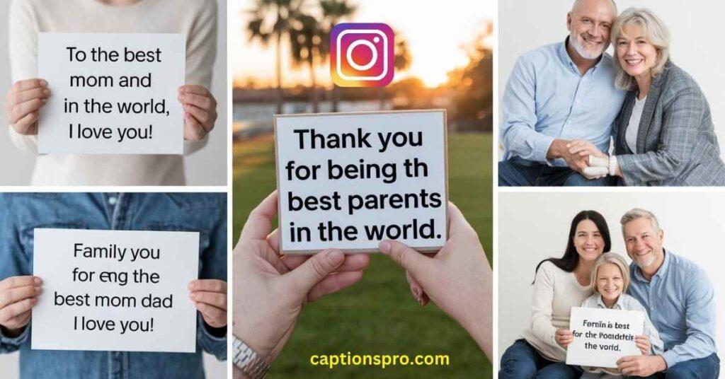 Short instagram quotes for mom dad
