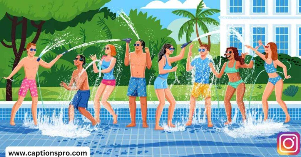 Water captions for instagram with friends