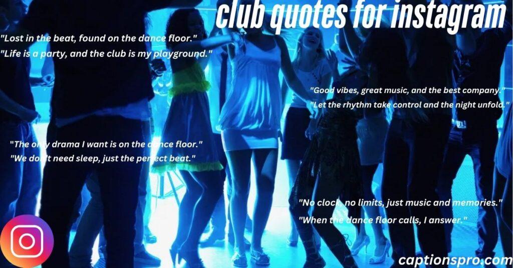 club quotes for instagram