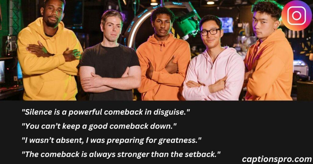 comeback quotes for instagram