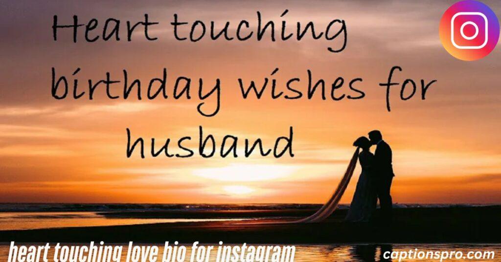 heart touching love bio for instagram