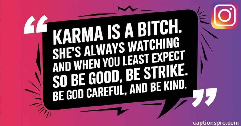 karma quotes for instagram bio