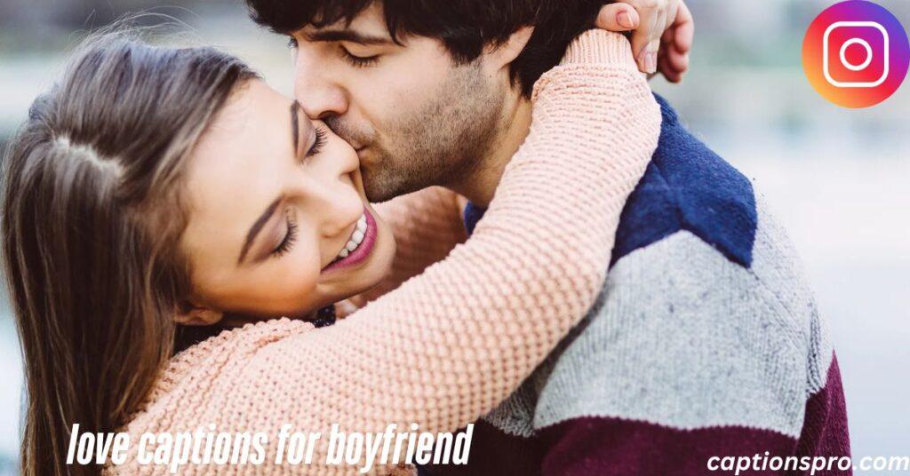 love captions for boyfriend