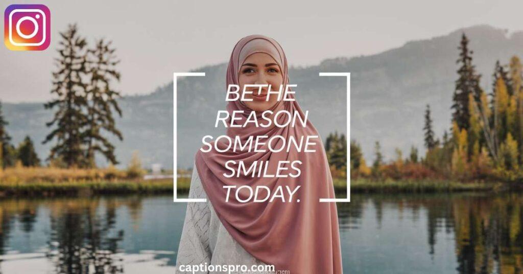 Captions for hijab Girl pic