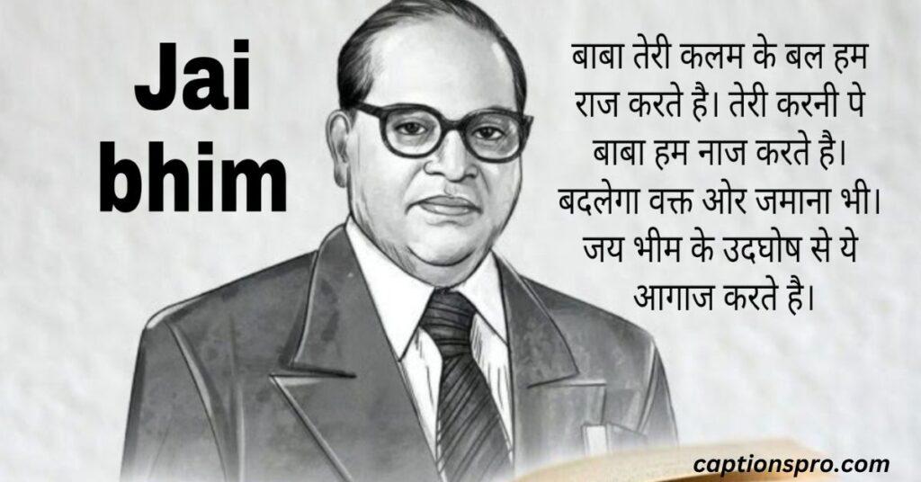 Jay bhim bio for instagram in hindi