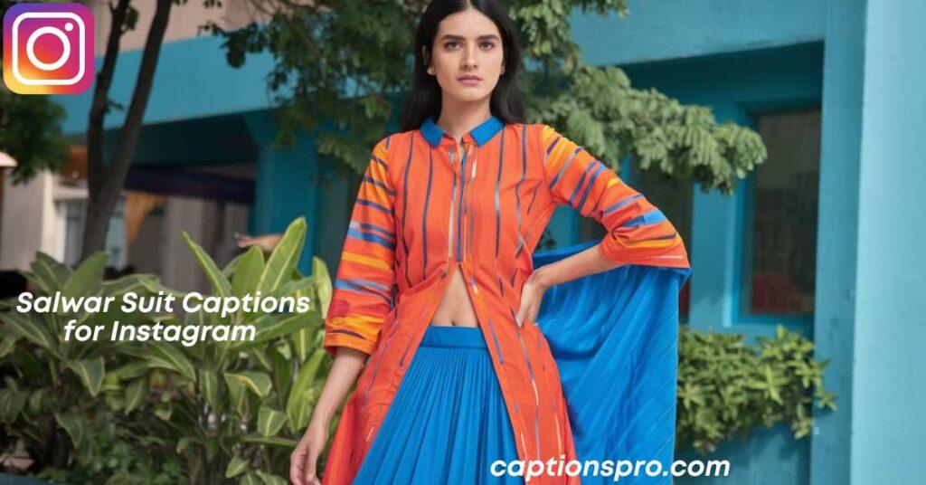 Salwar Suit Captions for Instagram