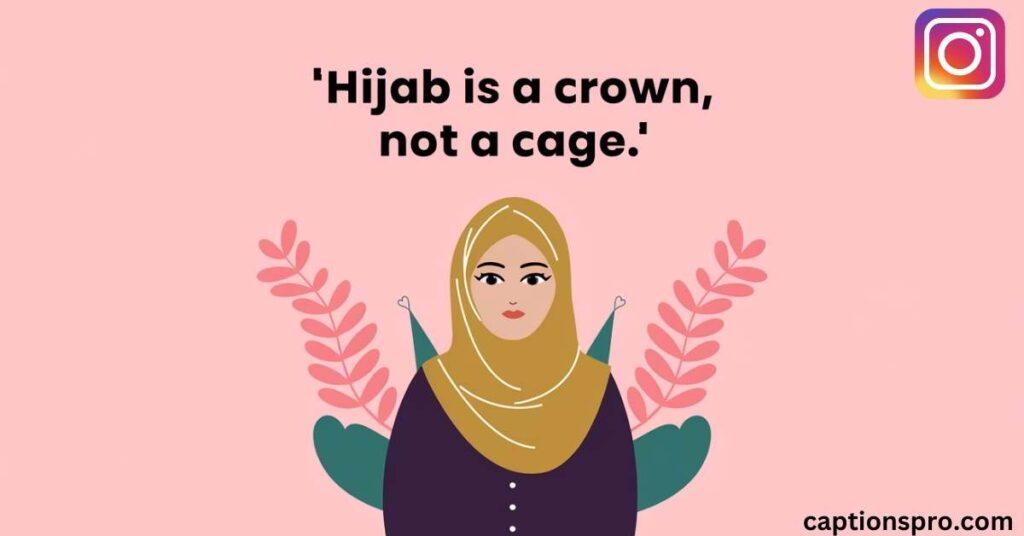 Short hijab captions for instagram
