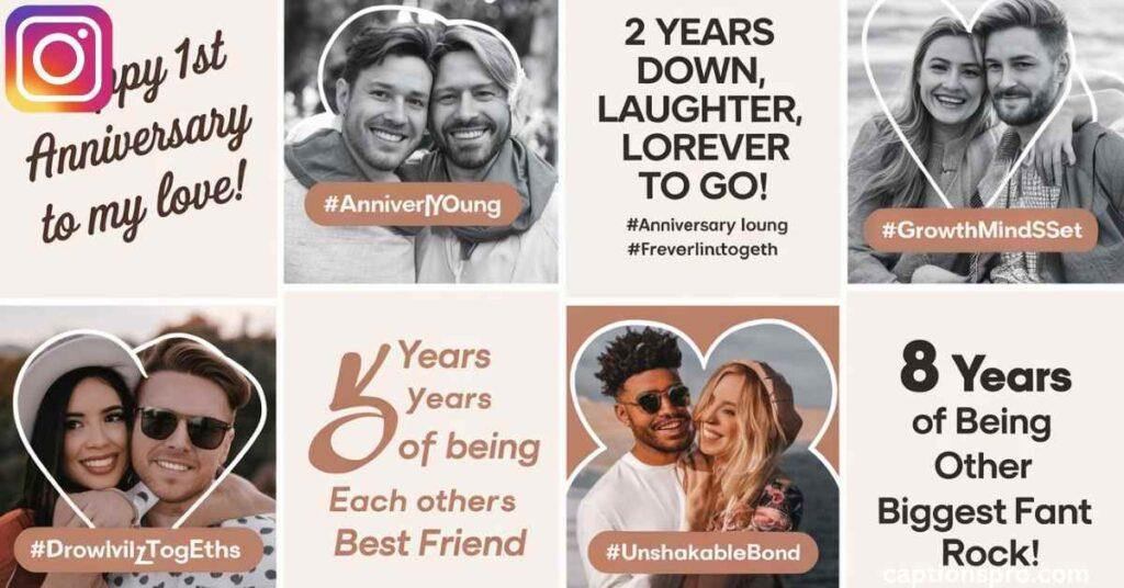 anniversary captions for instagram post