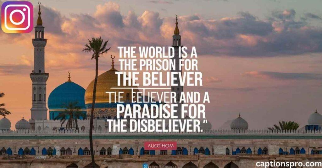 islamic caption for facebook