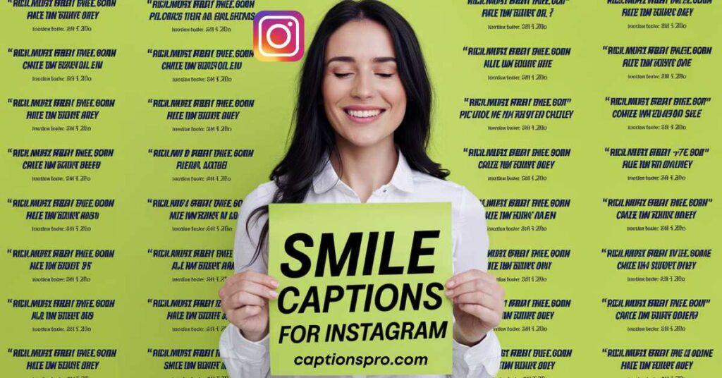 smile captions for instagram