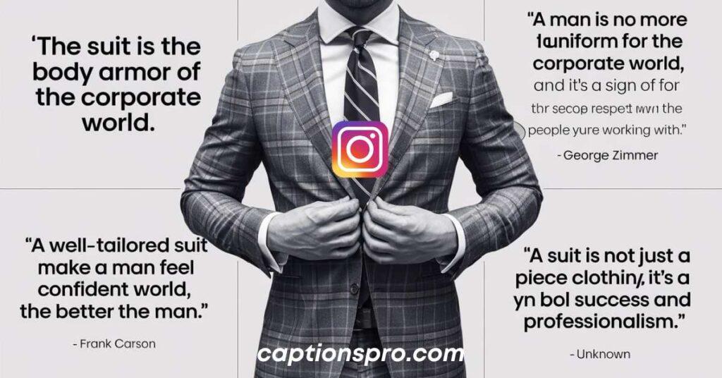 suit quotes for instagram