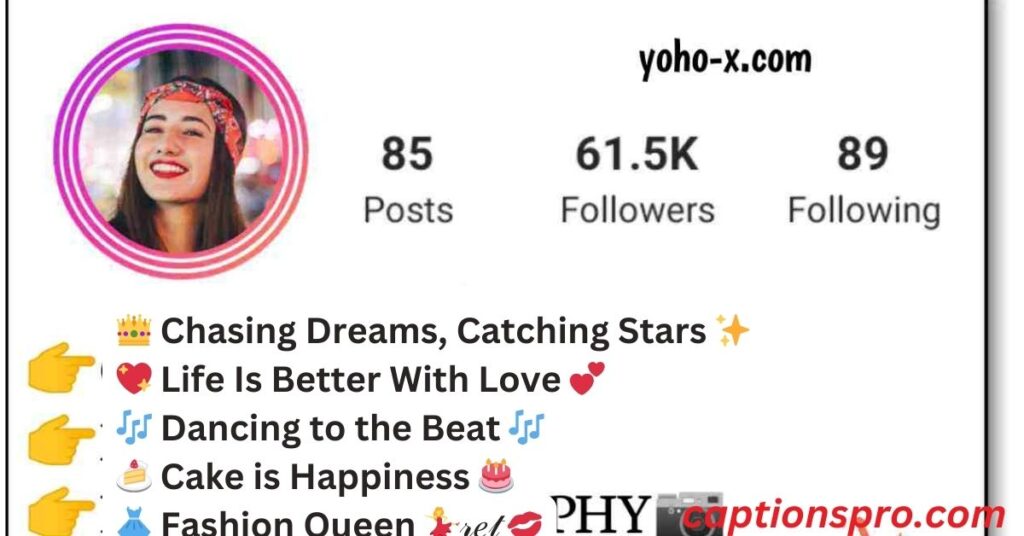 Instagram Vip Bio Girl