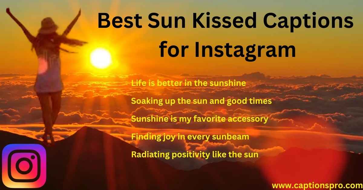 375+ Best Sun Kissed Captions for Instagram - Captions Pro