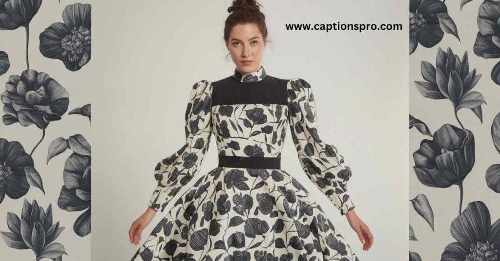 Black and White Dress Captions for Instagram