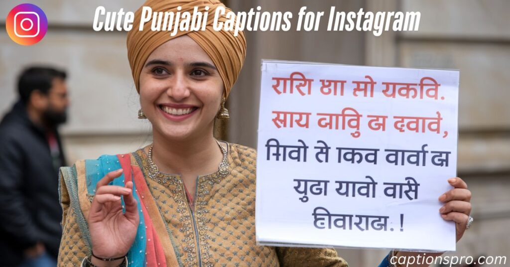 Cute Punjabi Captions for Instagram