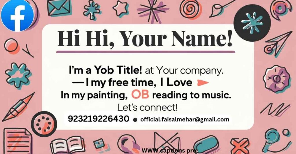 Facebook Stylish Bio