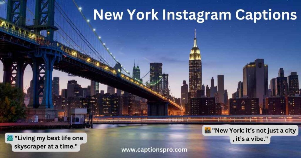 New York Instagram Captions