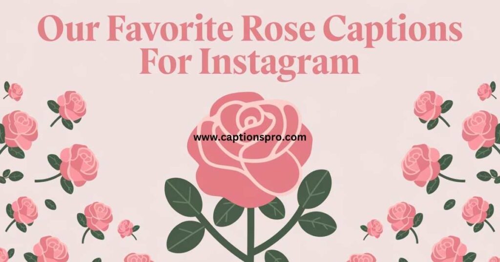 Our Favorite Rose Captions for Instagram