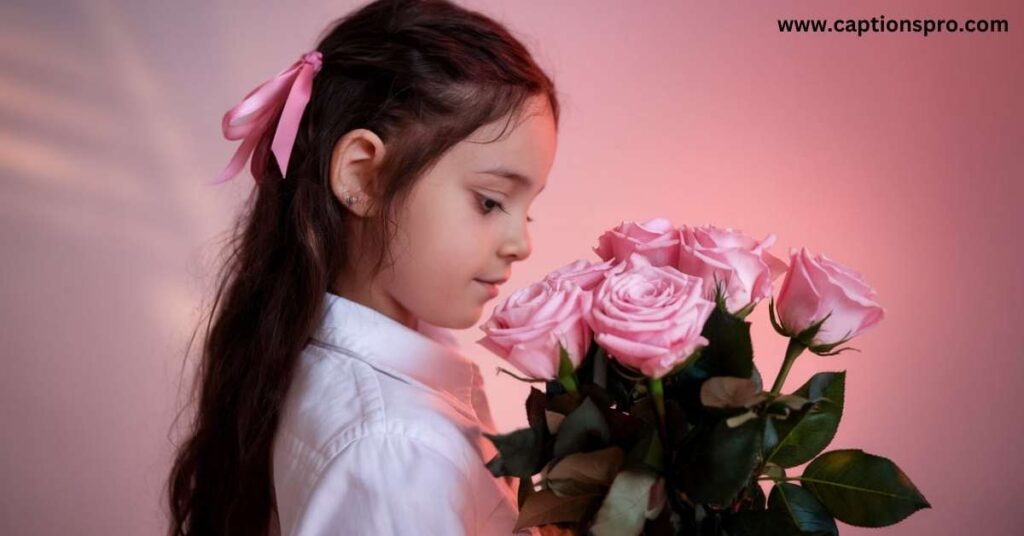 Rose Captions for Girl