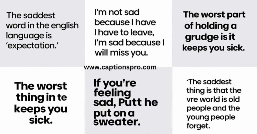 Sad Quotes for Instagram Bio