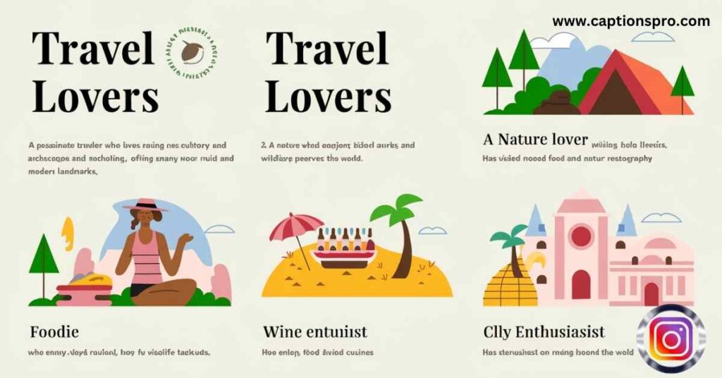 Short Bio for travel lover