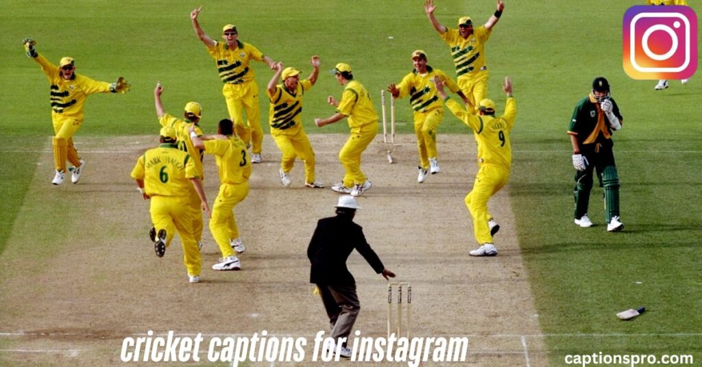 cricket captions for instagram