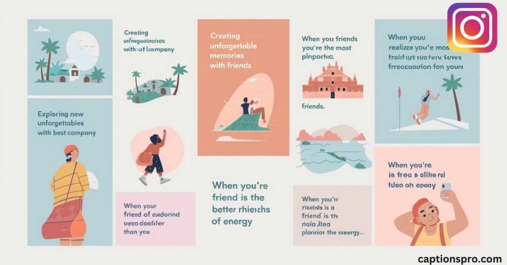Best Instagram captions for travelling with friends