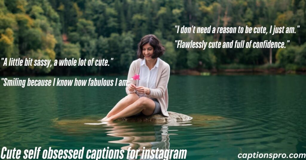 Cute self obsessed captions for instagram